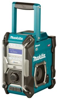 Makita Werfradio met DAB+ en Bluetooth 5.0: CXT12Vmax, LXT 14,4 V / 18 V, XGT 40Vmax,