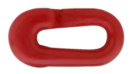 Kunststof noodschakel, 6mm, rood