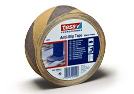 60951 - tesa® Anti Slip tape geel- zwart 50mm
