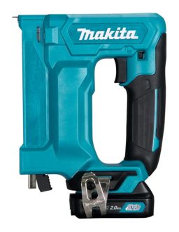 Makita Accu nietmachine 10mm CXT 10,8V + 2x BL1020B + 1x DC10SA + Makpac