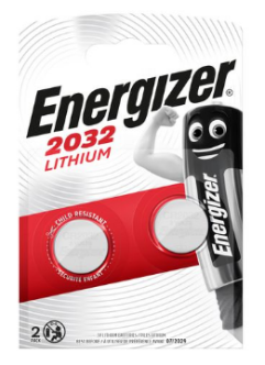 Energizer Lithium 3V Cr2032 Bl2