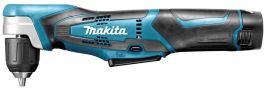 Makita Haakse boormachine 10,8V 10mm snelspanboorkop 2x BL1013 + DC10WA in koffer