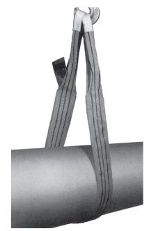 Hijsband s1 grijs - 2000 mm