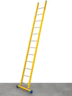 enkele GVK ladder 22 alu sporten met stabibalk