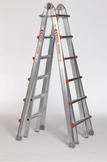 Waku telescopische ladder, 4x6 sporten
